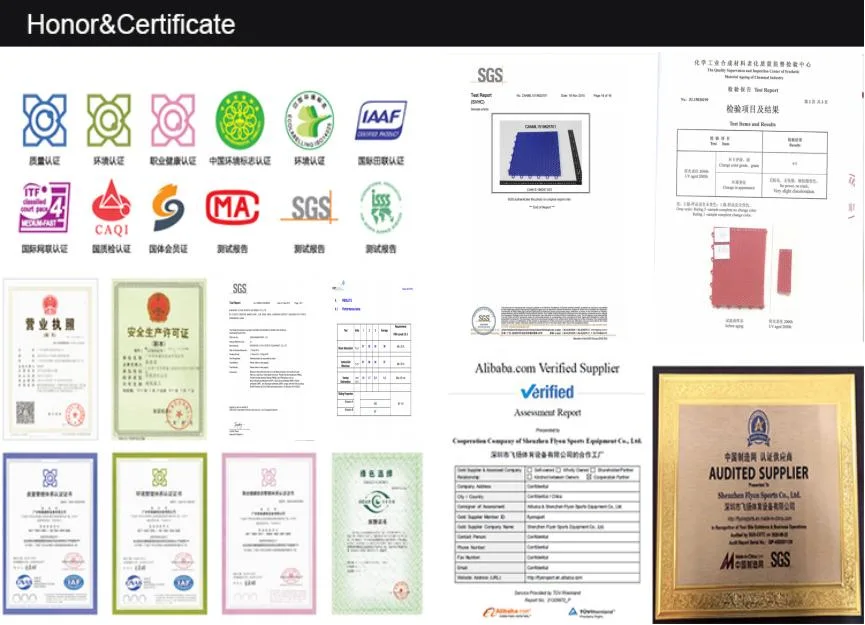 PP Interlocking Modular Sport Outdoor Flooring Tiles for Multi Sport Courts
