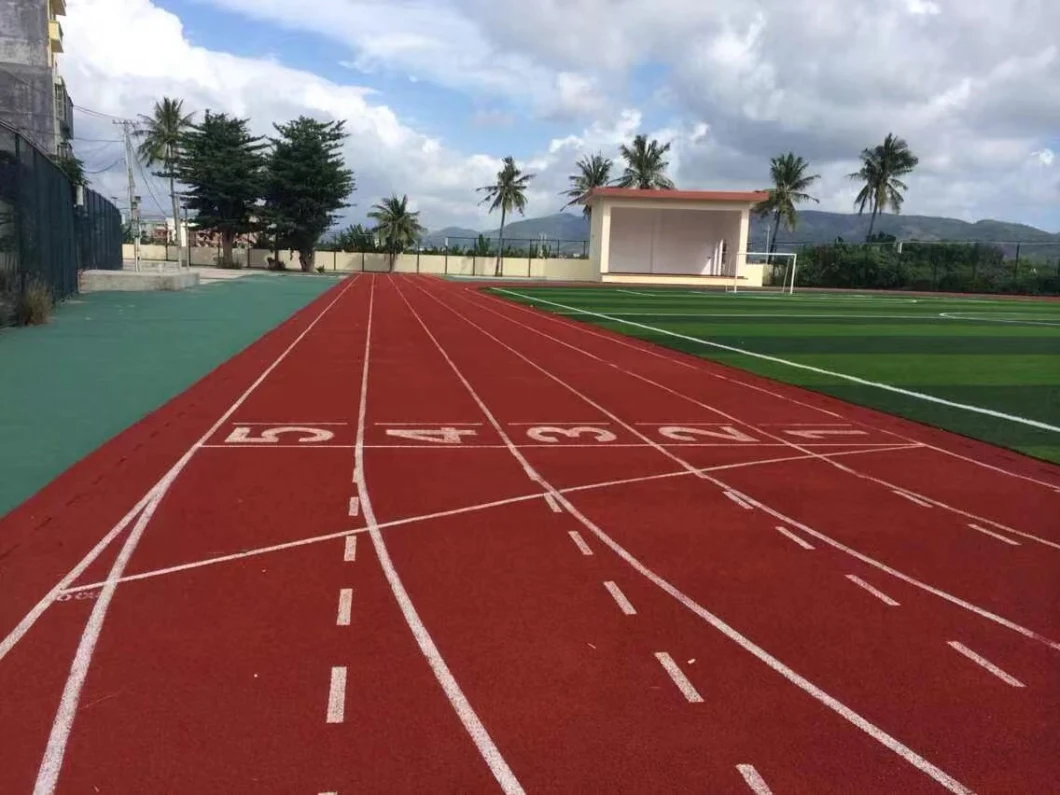 Running Track Sport Flooring Sport Surface Full Pour Athletic Runningtrack