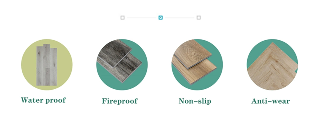 Wholesale Waterproof PVC Commercial Flooring Non-Slip Vinyl Flooring Anti-Scratch Groove Laminate Floor PVC Flooring