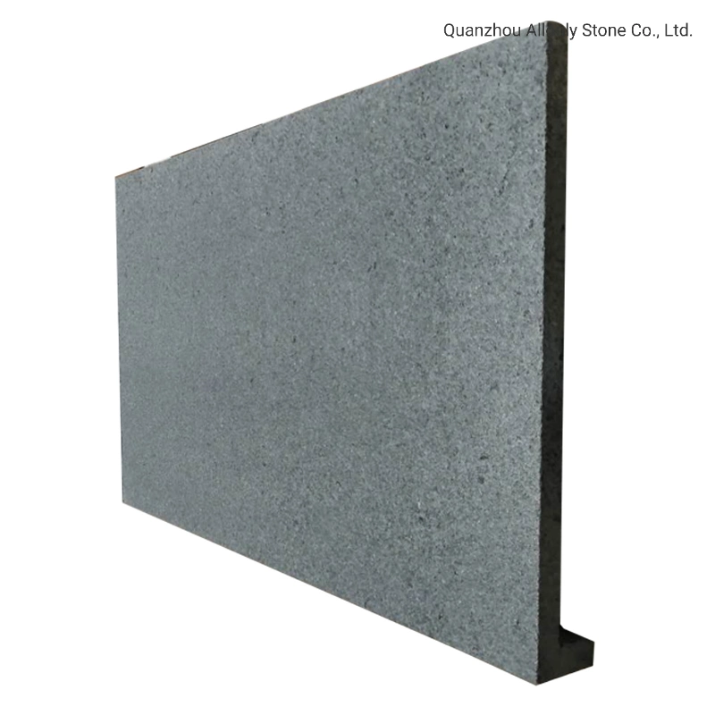 Bullnose Edge G684 Black Stone Swimming Pool Copping Tile with Patio Stone