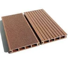 Consmos Outdoor Anti-UV Interlocking Wood Plastic Flooring Garden WPC DIY Deck Tile Cheap Decking Tiles