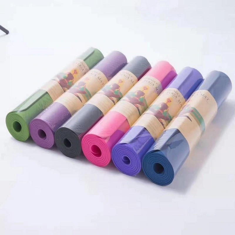 China Manufacturer Cheap Price High Density Anti Slip Washable Custom Made EVA Material Yoga Mat 6 mm 4mm