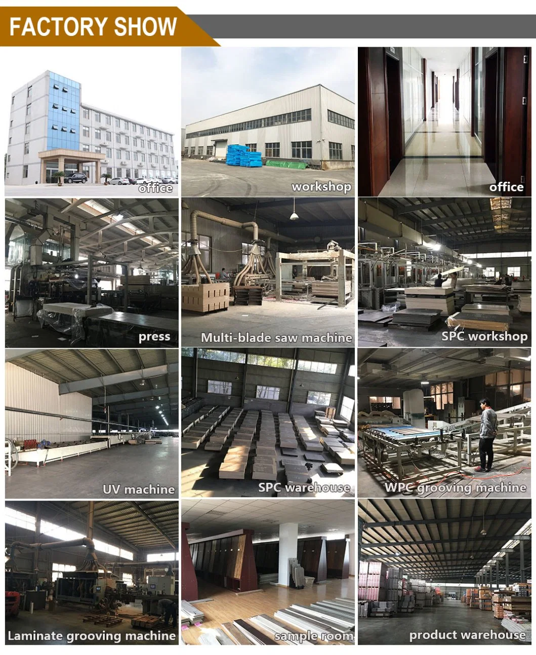 Waterproof Home Decoration PVC/WPC/Spc/Lvt/Laminate/Composite Parquet Floating Floor Fiberboard/Plastic/Vinyl Board China Manufacturer Factory