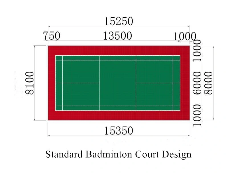 Outdoor Interlocking Tiles Backyard Badminton Court Sports Venues Athletic Flooring