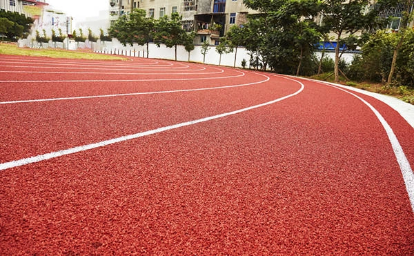 Athletic Track Synthetic EPDM Rubber Running Track Material Sports Flooring