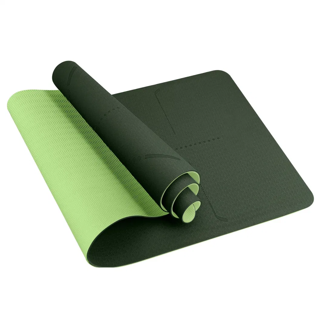 New Foaming Buy Professional Workout Eco Friendly Thick Anti Slip Rubber Mat Exercise Mat Supplier TPE Yoga Mats for Exercise