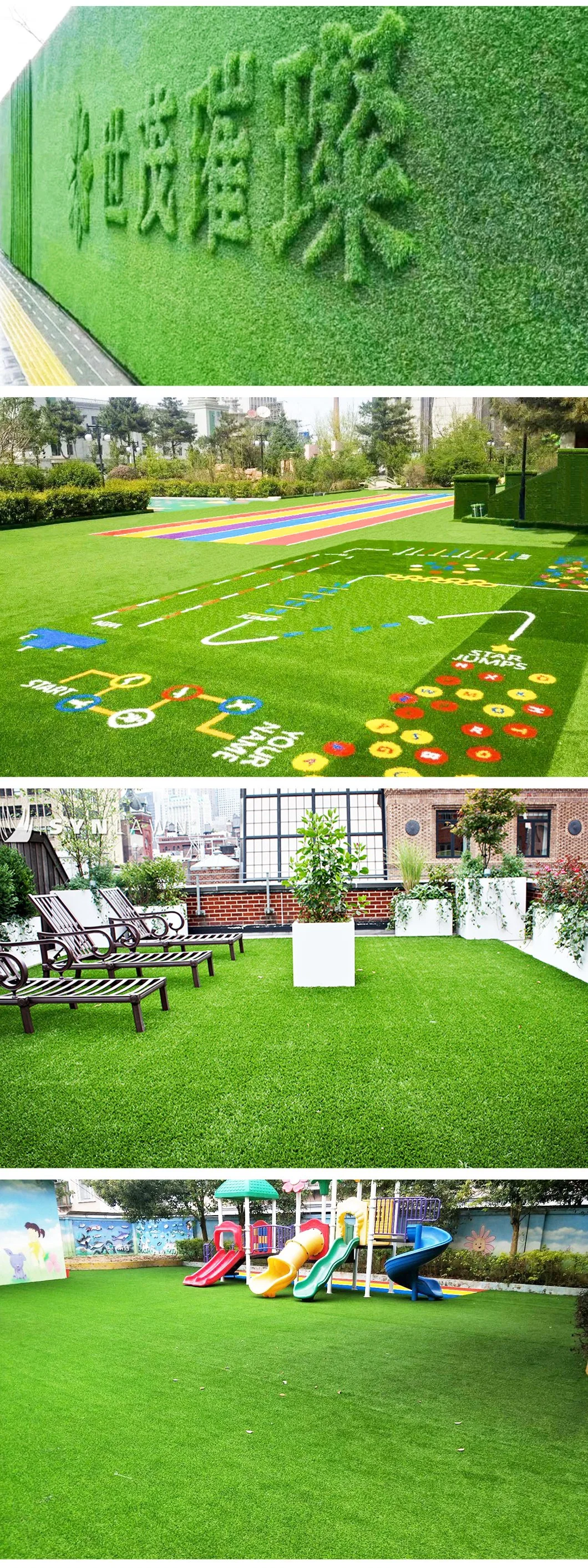 Synthetic Turf Puzzle Artificial Grass DIY Splicing Artificial Grass Interlocking Artificial Grass Tile