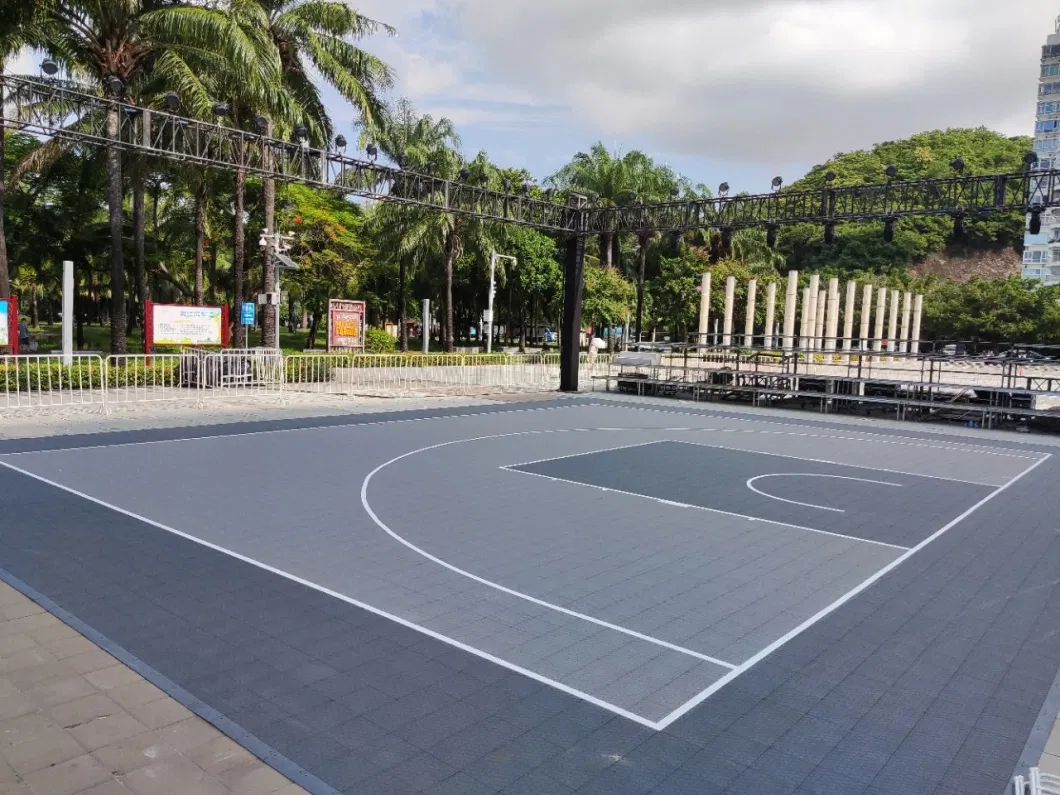 Elastic Suspended Basketball Sports Court Flooring Tiles for Sale Asf-V1