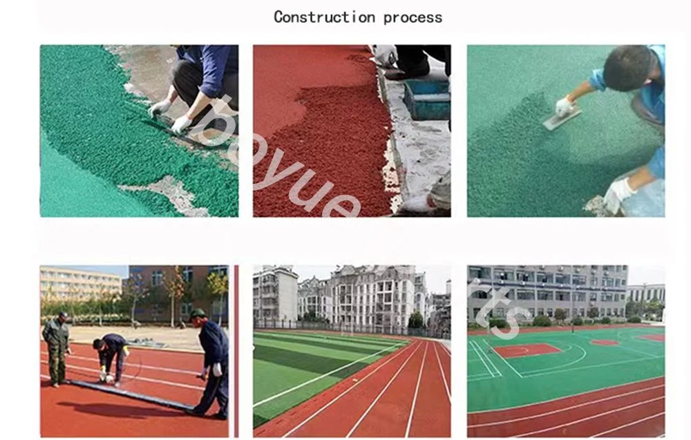 Running Track Sport Flooring Sport Surface Full Pour Athletic Runningtrack