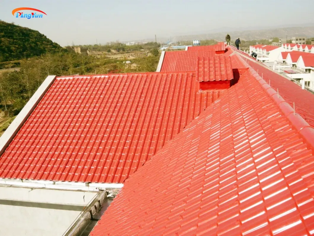 Brazil Colonial Spanish ASA PVC Roof Sheet Plastic Roof Tile