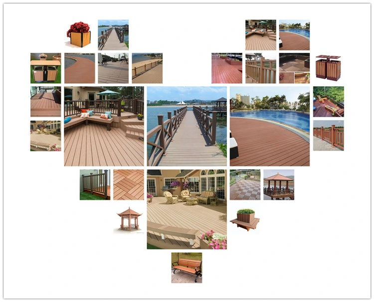 WPC 300*300mm WPC Interlocking Decking Tiles