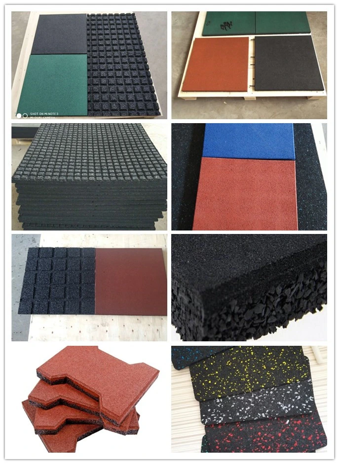 Rubber Running Track Surface Outdoor Sports Tile Flooring