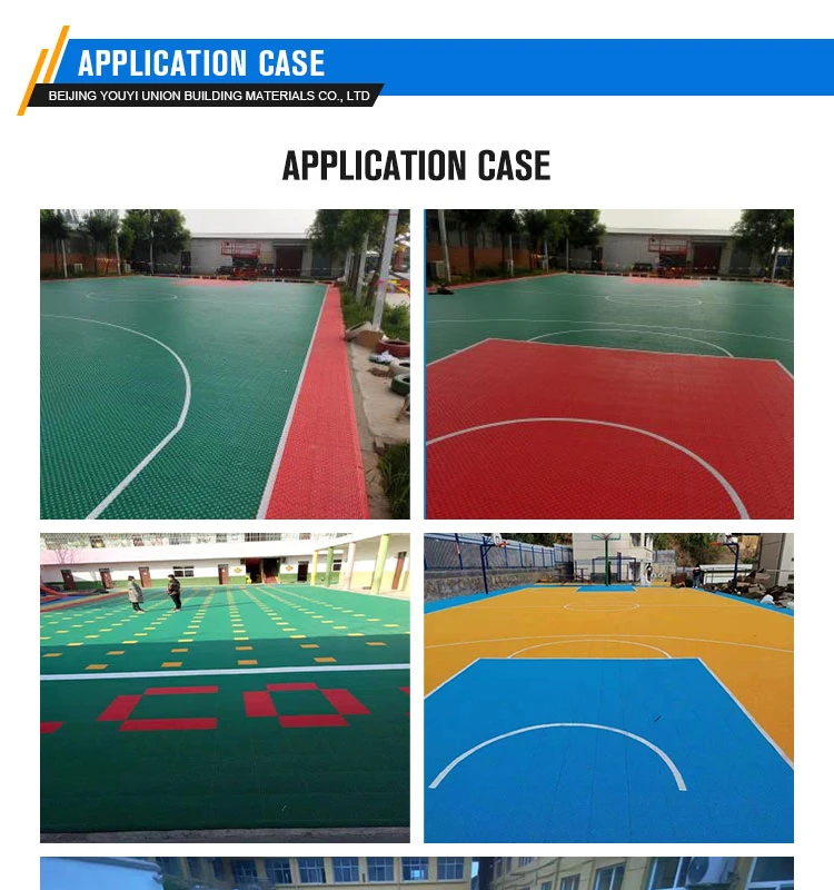 Premium Rubber Pad Sports Flooring Tile - Improved Game Experience