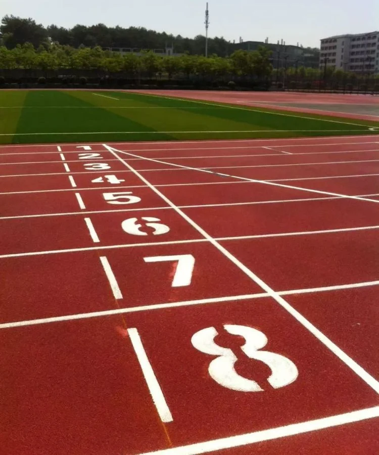 Precast Plastic Runway Leading Quality Sports Rubber Running Track Surface