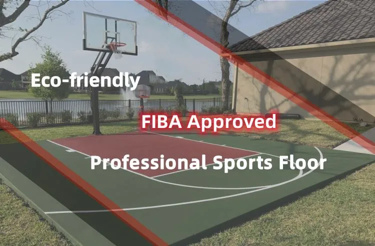 Fiba Approved Multi-Sport Court Plastic Flooring Tiles