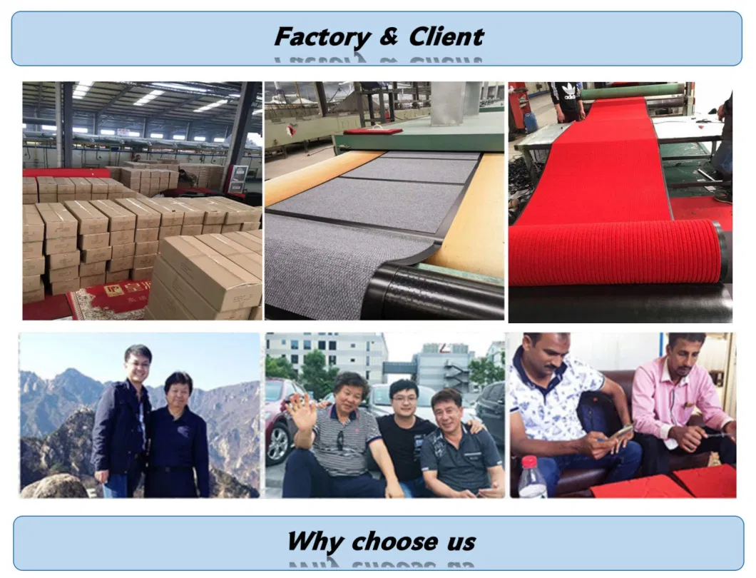 China Manufacturer New Design Anti Slip Door Mat