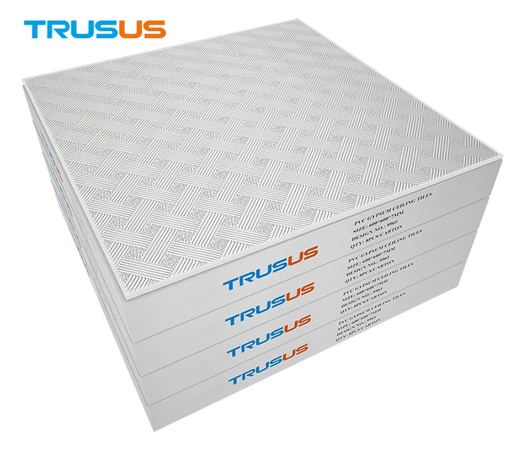 Trusus ISO Manufacturers PVC Gypsum Ceiling Tiles