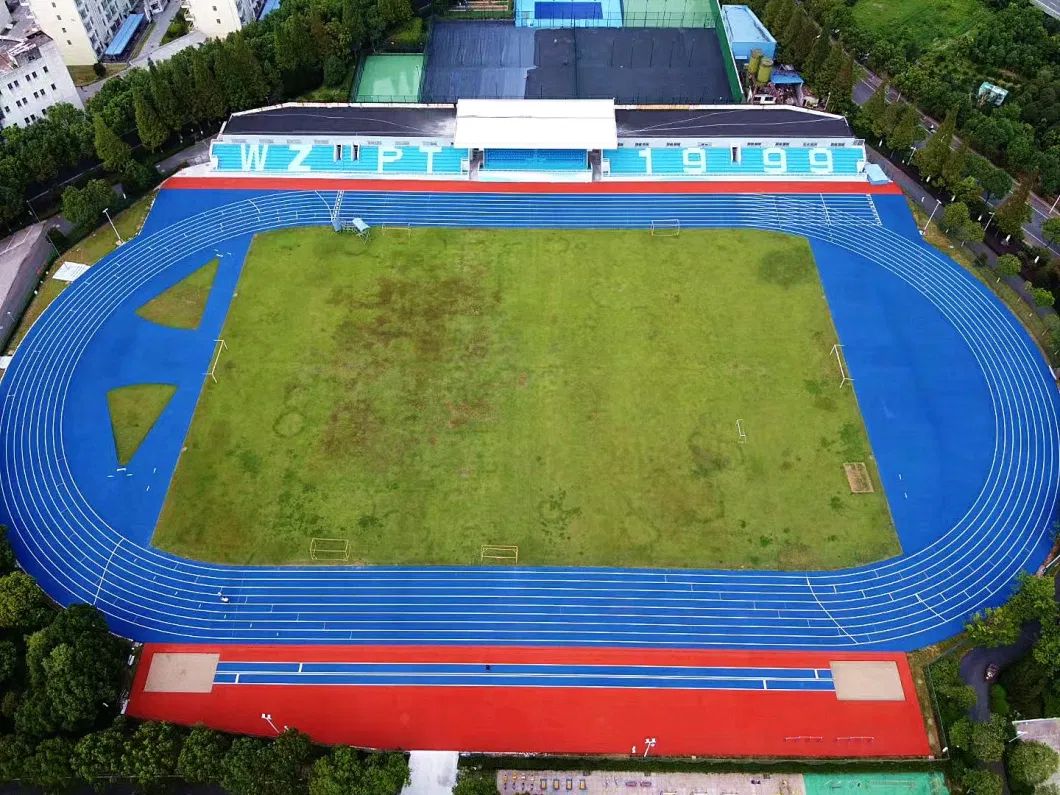 Iaaf Certificate 13mm Polyurethane Athletic Rubber Running Track Surface