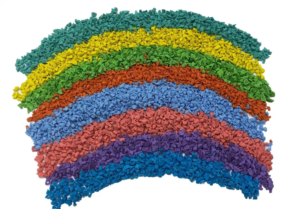 Guoti Factory Playgrounds Colorful EPDM Rubber Granules Surfaces