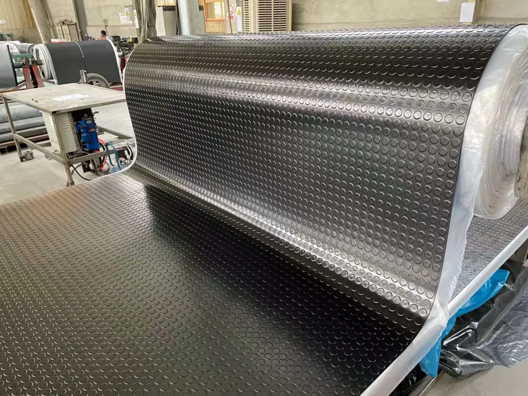 Anti-Slip PVC Material Flooring Mat Used in Factory