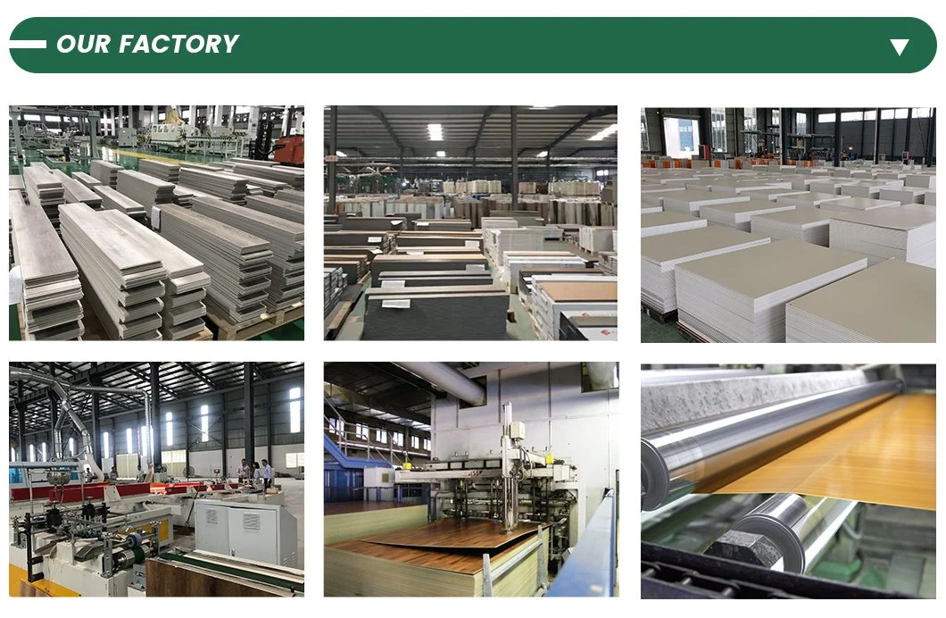 Factory Supply Anti-Scratch Interlocking Vinyl PVC Spc Flooring