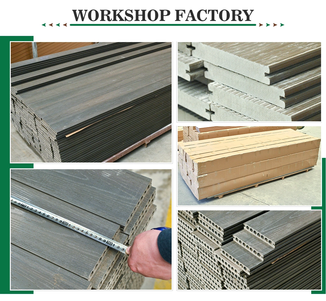 Wood Plastic Floor WPC Decking Interlocking Composite Decking Tiles