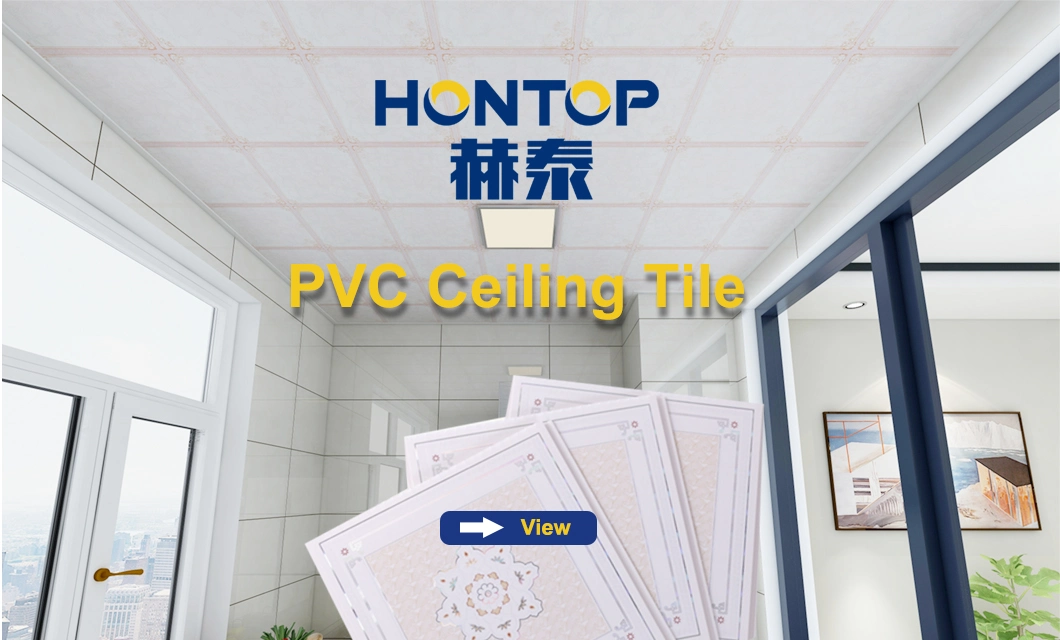 Manufacturer Price 600X600 Modern Designed Decorated PVC Ceiling Tiles