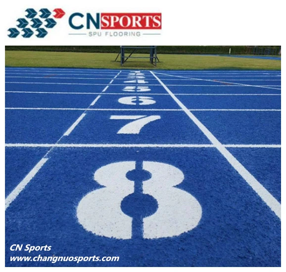 Iaaf Approved Tartan Athletic Sandwich Spraycoating Runway Track PU Rubber Sport Flooring