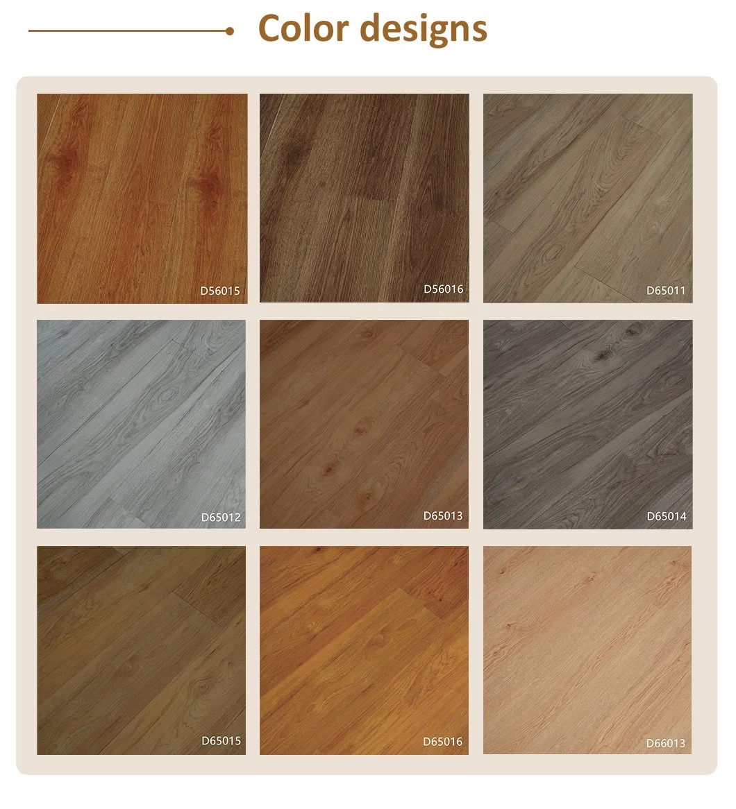 Chiping City Laminate Flooring Factory 8mm 10mm 12mm AC4 High Quality Plank Wood Grain Surface Texture