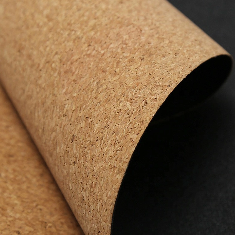 China Factory Custom Printed Eco Friendly Anti-Slip Natural Rubber Cork Yoga Mat