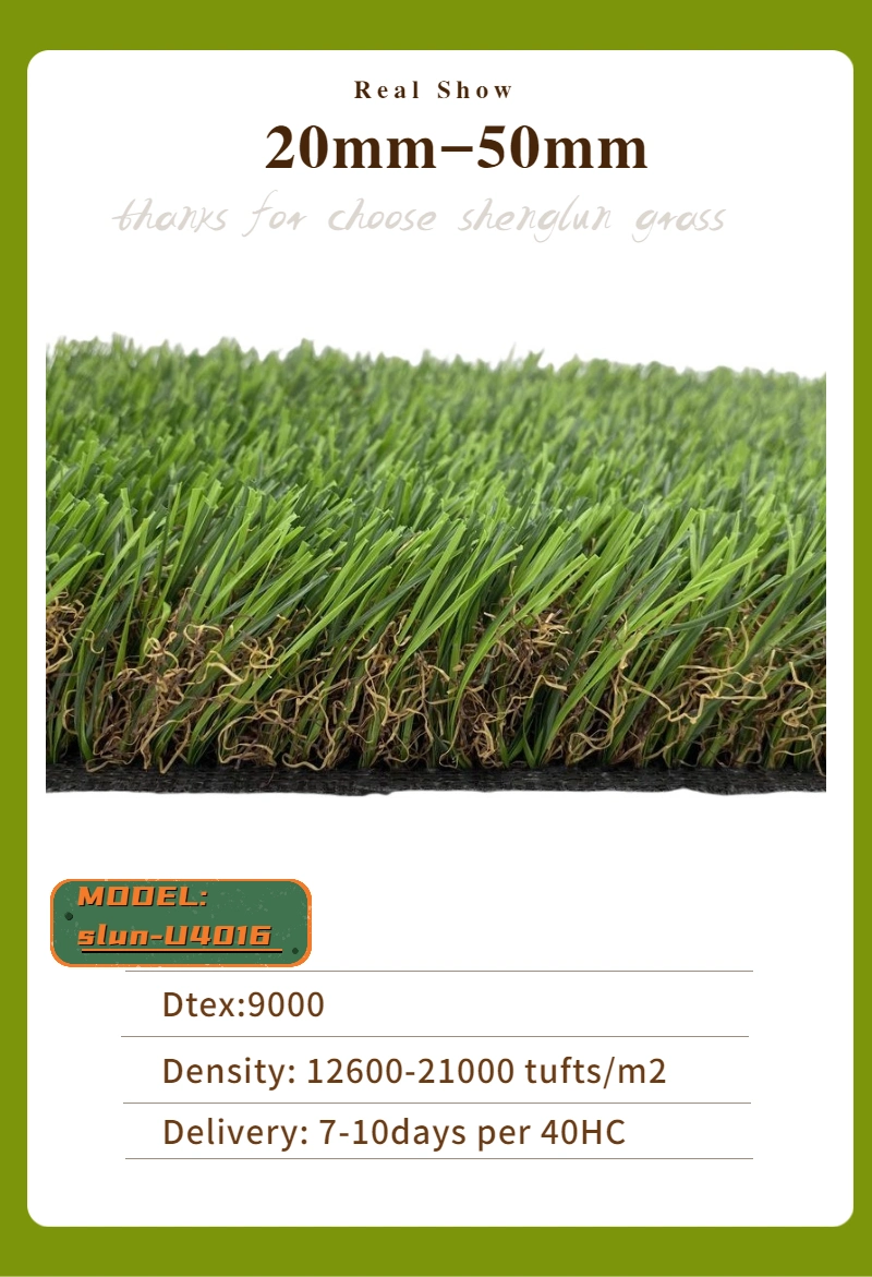 Self-Draining Rectangle Interlocking Buckle Interlocking Artificial Grass Turf Tiles Faux Grass Deck Tiles for Patio