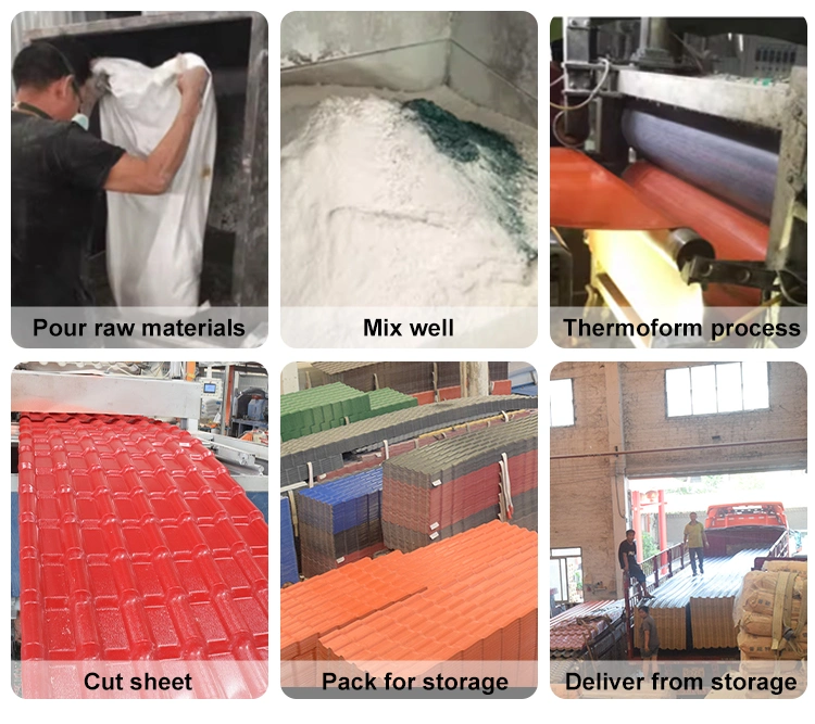 Plastic Roof Tile Supplier OEM Manufacturer PVC Roof Tile