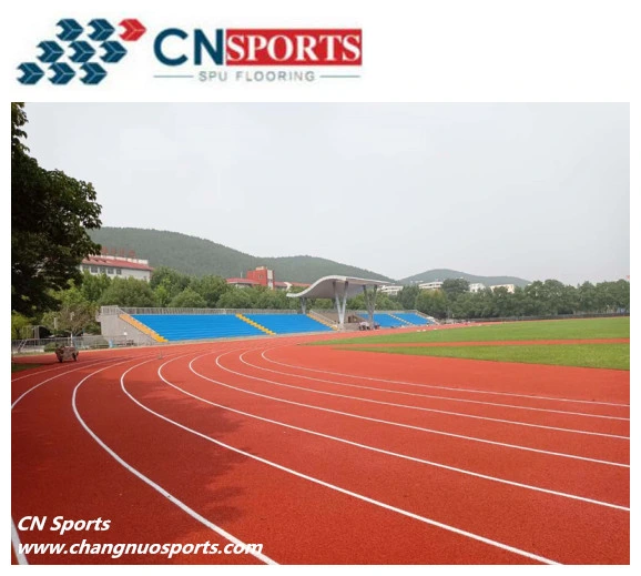 Iaaf Approved Tartan Athletic Sandwich Spraycoating Runway Track PU Rubber Sport Flooring