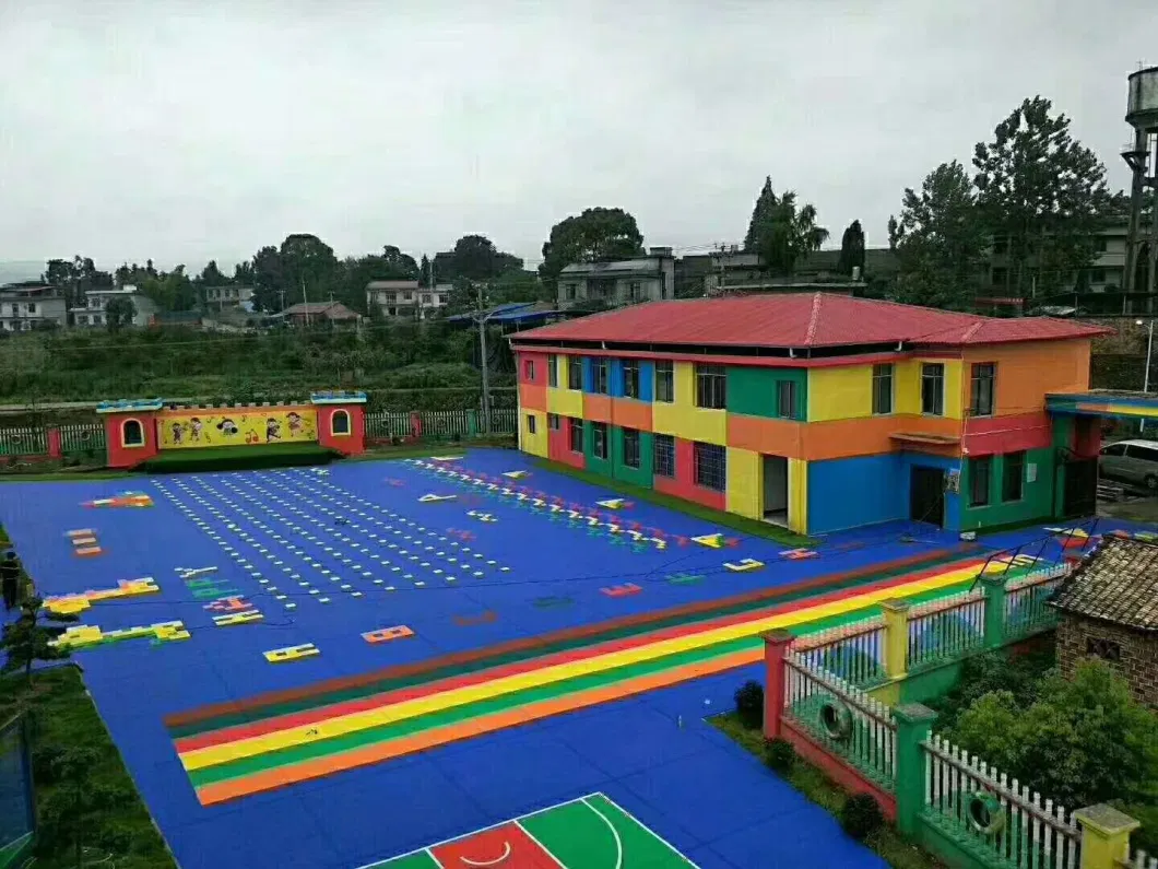 Outdoor Interlocking Plastic Floor Tiles for Basketball Court High-Quality Anti-Slip Removable Basketball Court