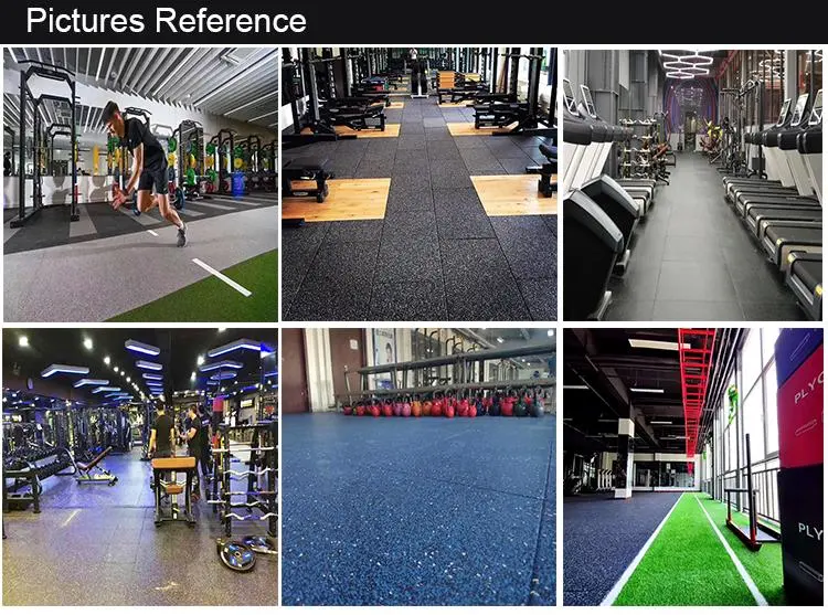 2023 China UV Resistant Color China 30mm Anti-Slip Rubber Rubber Gym Flooring Interlocking Fitness Mats