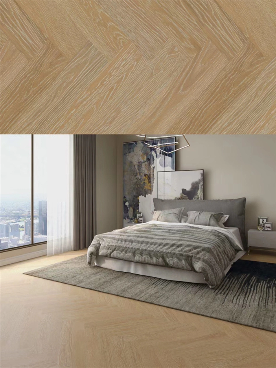 China Manufacturer Wood Grain PVC Vinyl Flooring Plank Spc Marble Tiles Plastic Floor