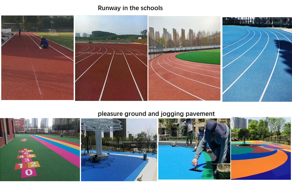 Laaf Certificate 13mm Polyurethane PU Athletic Rubber Running Track Surface