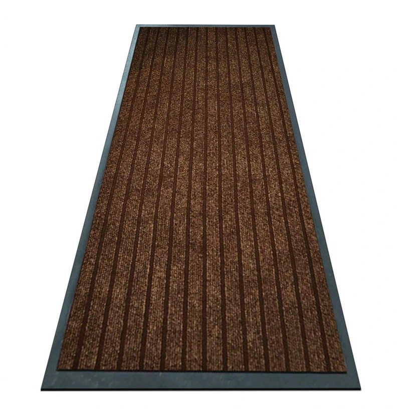 Customized Heavy Duty Embossed Waterproof Anti Slip Natural Rubber Door Mat by China Factory