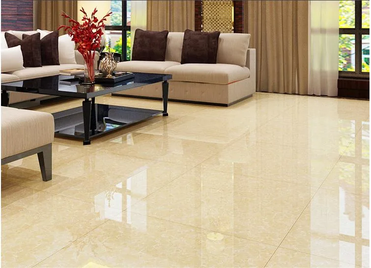 Non-Slip Good Quality Light Granite Marble Glazed Floor Tile for Basement Bedroom