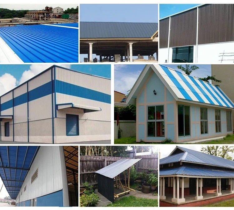 Chinese Manufacturer Waterproof Heat Insulation T1130 PVC Corrugated Roof Tile