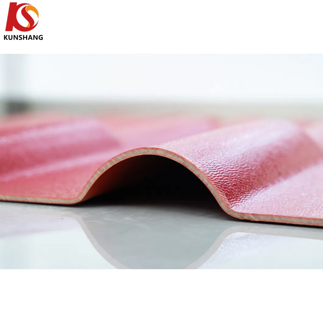 Kunshang 4 Layers ASA PVC Spanish Synthetic Resin Plastic Roof Tile/Sheet