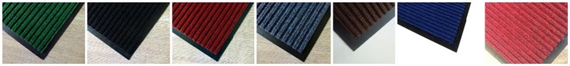 Customized Heavy Duty Embossed Waterproof Anti Slip Natural Rubber Door Mat by China Factory