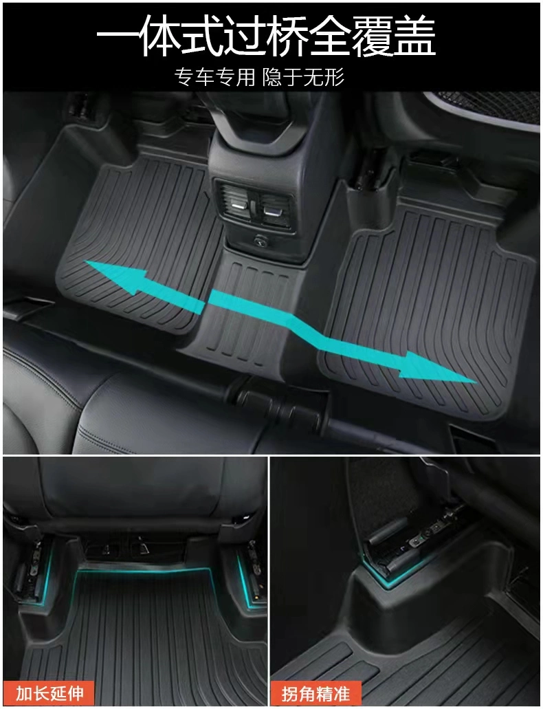 China Factory Wholesale High Quality Car Accessories 3D TPE Rubber Car Floor Mats Anti-Slip Car Foot Mat