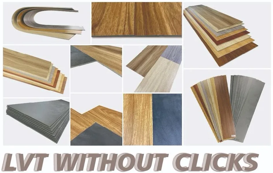 7mm 8mm Luxury Oak Laminated Indoor Herringbone Hardwood Interlocking Lvp Lvt Spc PVC Vinyl Flooring Tiles