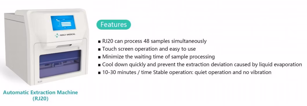 CE Registered Nucleic Acid Isolation Purification Extraction Instrument for PCR Test