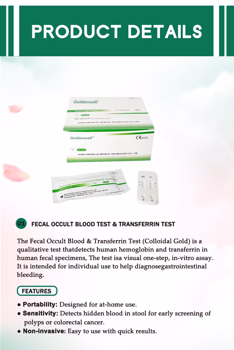 High Accurate Medical Diagnostic Carcinoembryonic Antigen (CEA) Rapid Test Kit