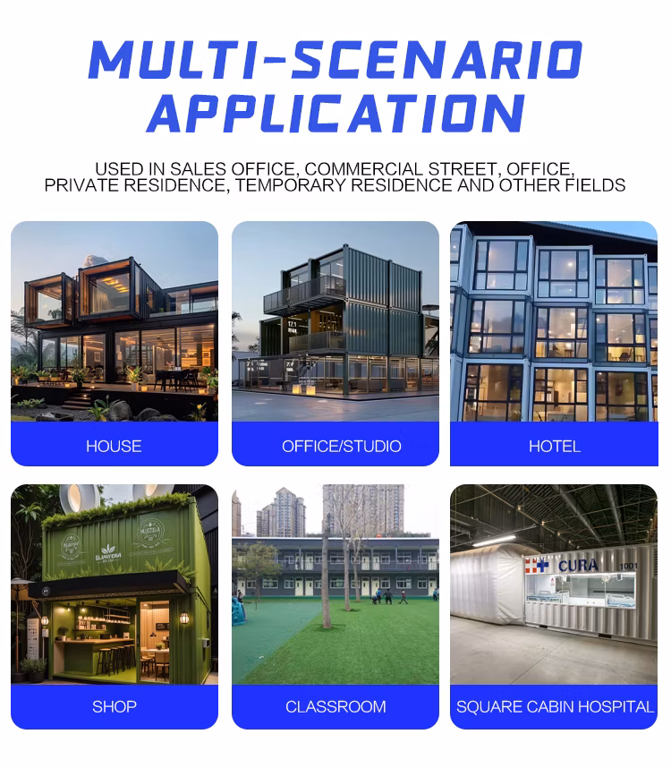 Modular Prefabricated Container Home - Customizable Tiny Home with Bathroom