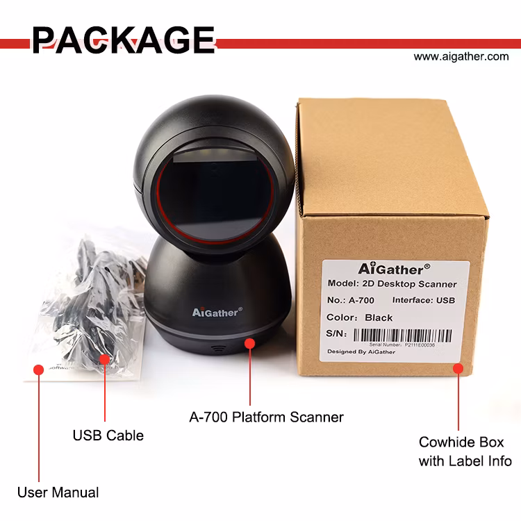 Supermarket Omnidirectional Barcode Scanning Platform Scanner 1d Laser Bar Code Reader for Supermarket POS