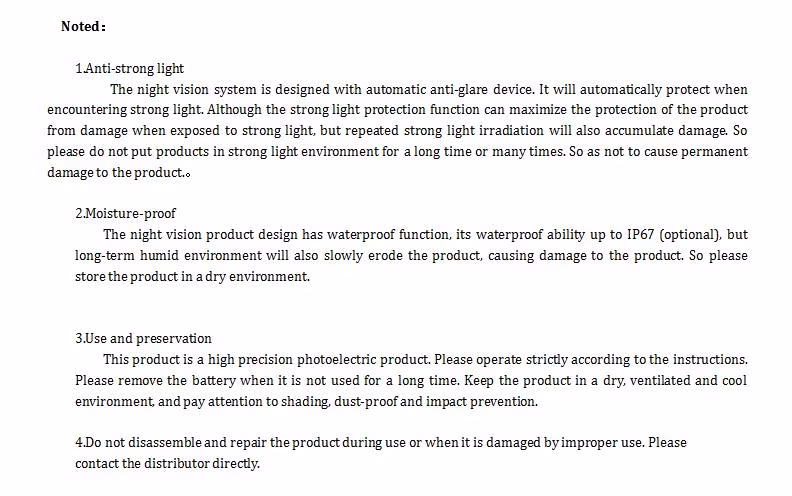 Factory Hot Sell Waterproof Infrared Binoculars Night Vision Goggles