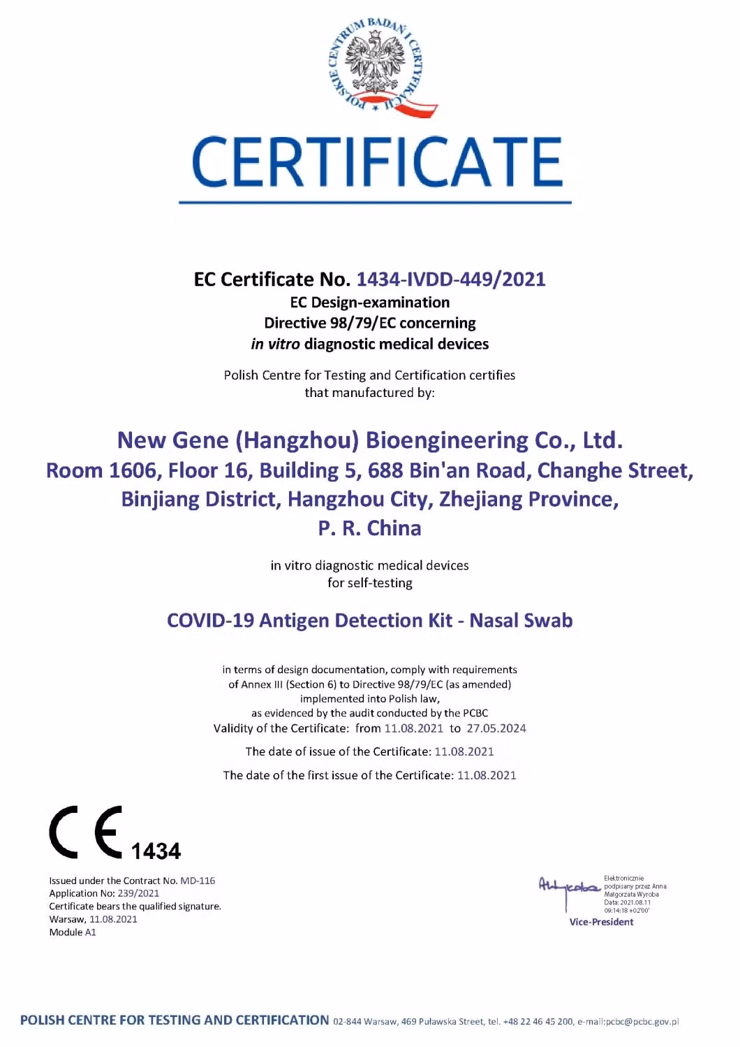 Wholesale Ivd Chlamydia Antigen Test Kits Swab Antigen Rapid Test Kit Std Home Test